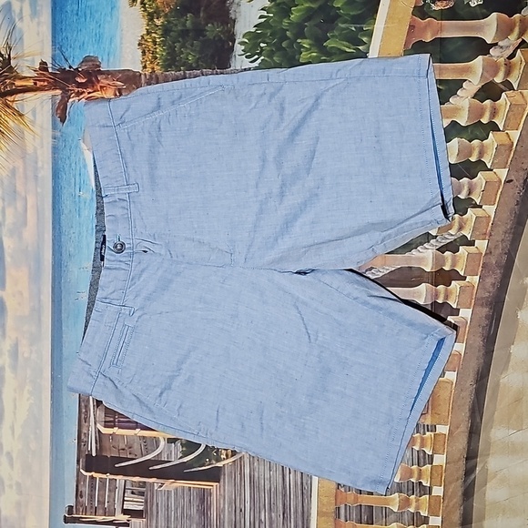 Johnnie-O Blue Chino Shorts Size 33 - Picture 1 of 5